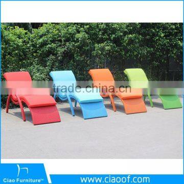 PE Натуральный Wikcer Лаунджер Бассейновый Кровать photo-2