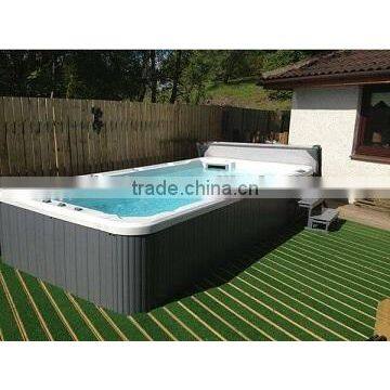 Wonderful Design Acrylic Outdoor Swimming Pool/swim Spa With Massage Area SRP-650 photo-3