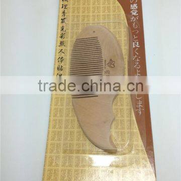 100%Nature Peach Wooden Combs 13*5 photo-2