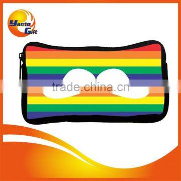 Custom Logo Full Printing Neoprene Stationary Pouch