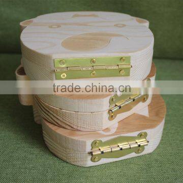 Special Handmade Laser Engraving Decorative Wood Baby Milk Teeth Love Storage Box Wholesales photo-4