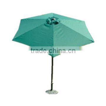 Hotsale outdoor beach green umbrella&hardware