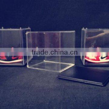 Clear Acrylic Shoe Box With Removable Lid/Clear Acrylic Shoebox Display Holder