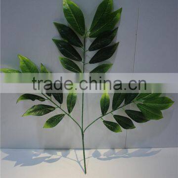 Artificial Plants Artificial Leaf Branch Decor Green Loquat Leaf Decoration photo-3