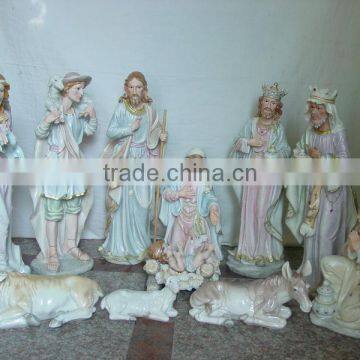 24 Inch Outdoor Decoration Handmade Religious Items Resin Nativity Figurines photo-4