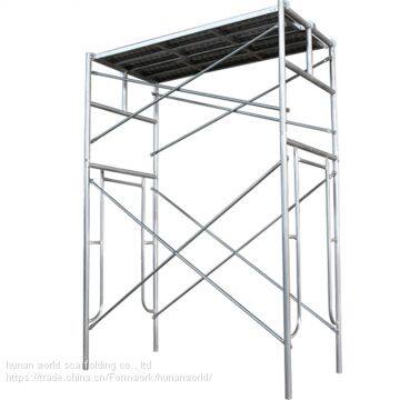 Wholesale Construction Durable Galvanized Factory Price Mobile Aluminium H Frame Scaffolding photo-4