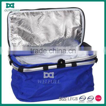 Reusable Outdoor Empty Wicker Handle Bread Picnic Basket
