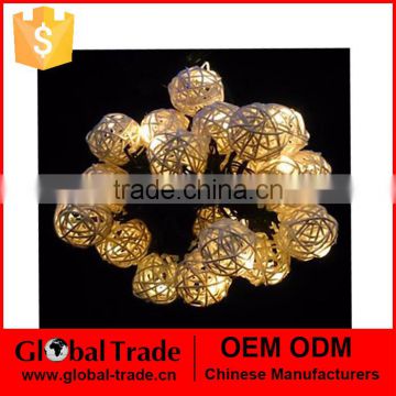 20 LED Solar Sattan Ball Light Chain G0067