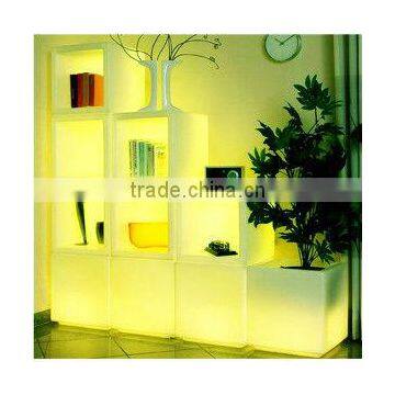 Eco Friendly PE RGB Full Lighting Rechargeable Bar Plastic LED Ice Bucket/ Cooler/ Holdersinet Jewelry Cabinet/liquor Cabinets photo-6