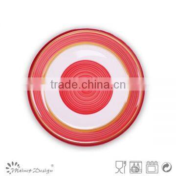 Hand Painted Circle Dinner Plate photo-6