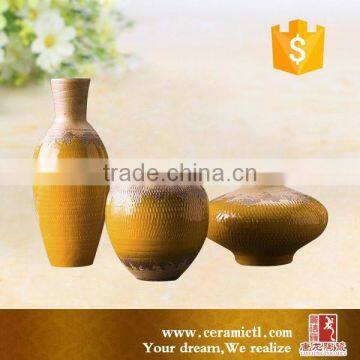 2017 New Design Gold Antique Vase Flower Art Ceramic Vase for Home Decoration photo-2