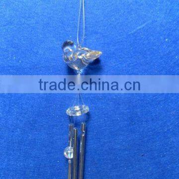 Spring Summer Acrylic Bird Metal Wind Chime Aeolian Bells photo-5