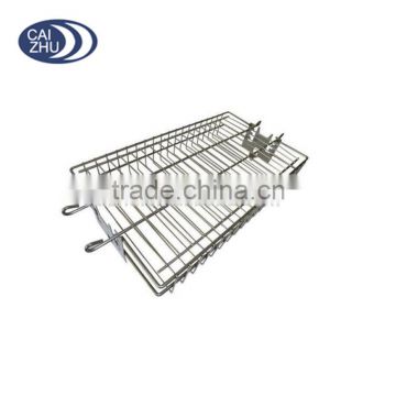 BBQ Grilling Basket, Rotisserie Wire Vegetable & Fish Basket