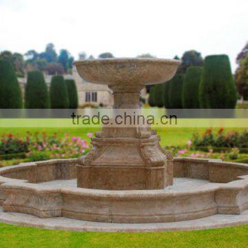 MAF295 Golden Travertine Water Fountain