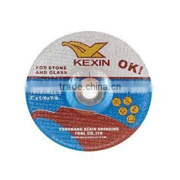 180*6*22.2mm carborundum abrasive grinding wheel for stone and glass