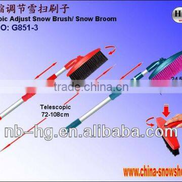 Telescopic car snow brush