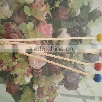 Different style BBQ bamboo skewers