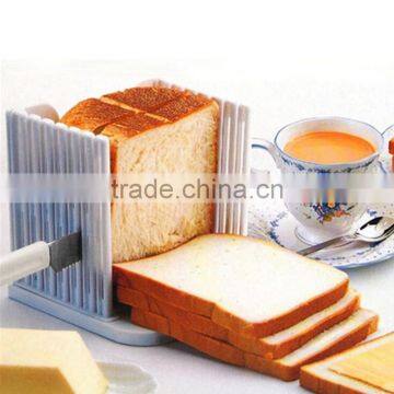 food grade Thickness Adjustable Kitchen Bread Loaf Slicer , bread cutter , bread slicing tool