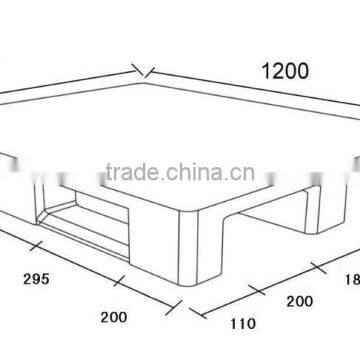 Single Euro Size Racking PLASTIC PALLET photo-2