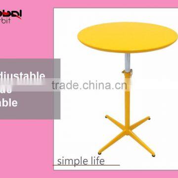 Durable and Sturdy Construction Sofa Adjustable Wooden End Table