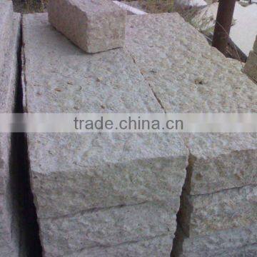 yellow granite paving stone