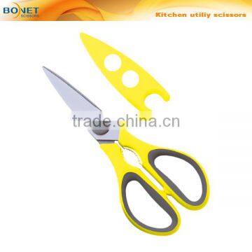S52002 LFGB Certificated 8-1/4" Yangjiang Superb Quality Powerful Kitchen Scissors With Magnetic Sheath photo-4