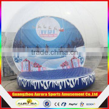 New Finished Life Size Snow Globe Clear Inflatable Dome for Live Show photo-3