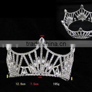 2016 Beauty Queen Miss America Pageant Crowns For Sale Halo Crown Tiaras Big Pageant photo-3