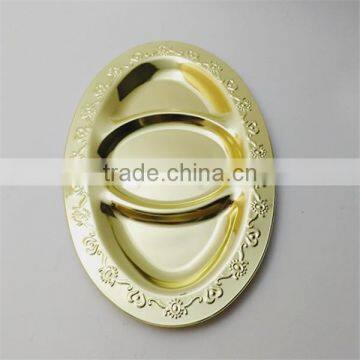 Custom Logo Metal Serving Trays Wholesale Stainless Steel Cooking Plate photo-5