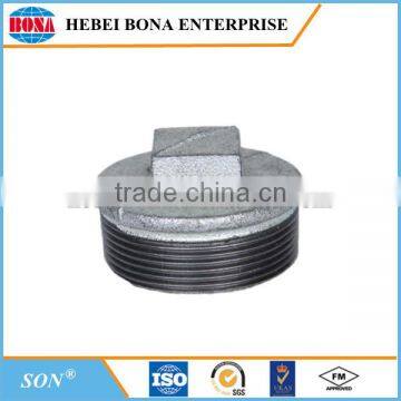 Hot Dipped Galvanzed Plain End Malleable Iron Pipe Fittings