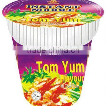 Tom Yum flavour instant cup noodles