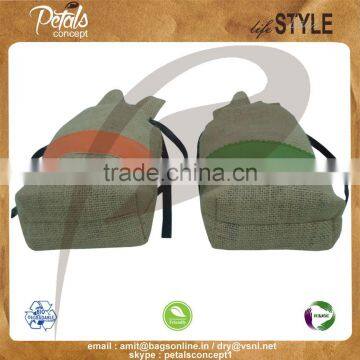 Drawstring Bag With Pu Label & Screen Print Logo With PU Pull String Closure - Ideal for Branding of Wine photo-3