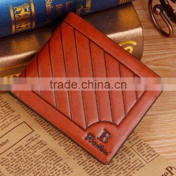 2015 newest designs Men's Genuine Leather Wallet