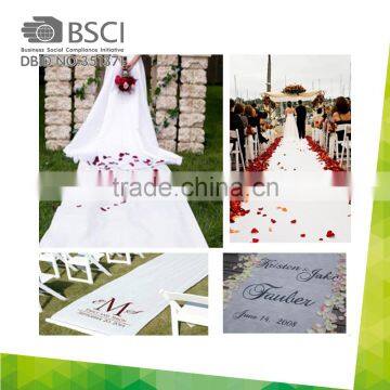Factory Hot Sale Decorative White Wedding Runner Carpet Mat Exhibition Carpet photo-2