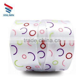 China Factory Custom Printed Wholesale Polyester Satin Ribbon photo-2