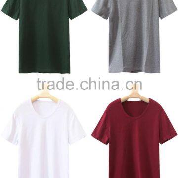 Custom O-neck Light Color Comfortable Cheap Price Loose T Shirt For Women For Men