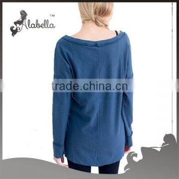 Wholesale Pullover Without Hood Ladies Sweatshirt photo-3
