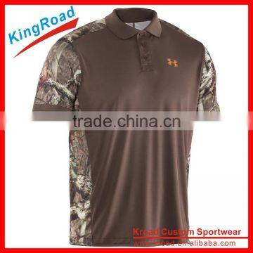 wholesale cheap 100% polyester army polo shirts for men