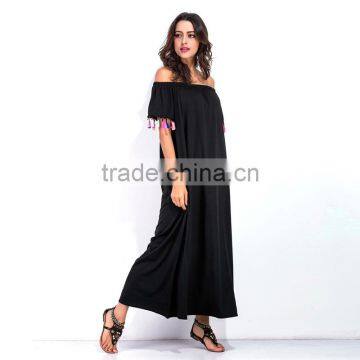 Maxnegio Basic Sundress With Tassels for Ladies photo-4
