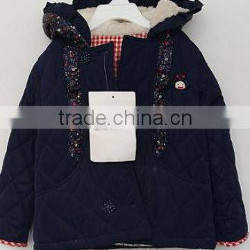 2016 boys navy blue coat for winter