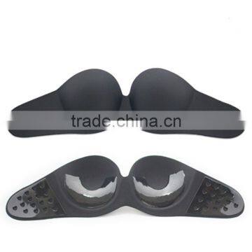 Sex Girl on Beach Wear Nude Sport Extreme Push up Bra photo-6