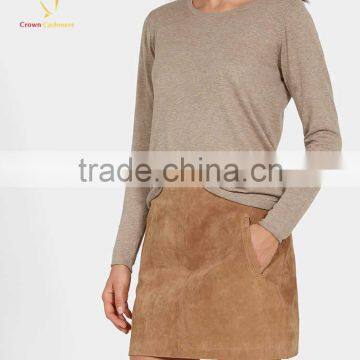 Factory Directly Silk Cashmere Pullover Sweaters Winter for Women