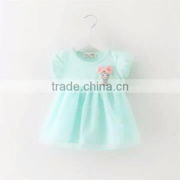 Cute Puffy Girl Casual Dress Smile Face Girl Fancy Frocks photo-3