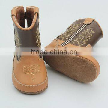 Handmade Soft Sole Skidproof Baby Cheap Cowboy Boots photo-4