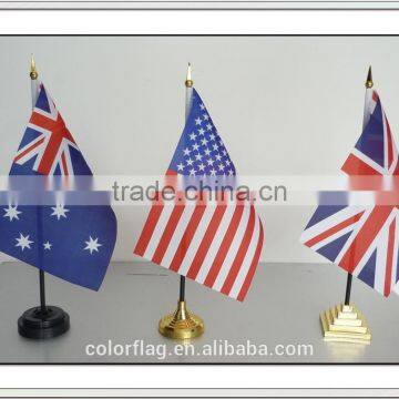 Fashion Table Flag , Desk Flag , Silk Flag photo-2