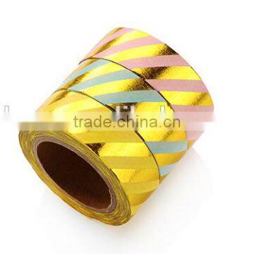 1.5cm *10 M Striped Foil Planner Washi Tape photo-2