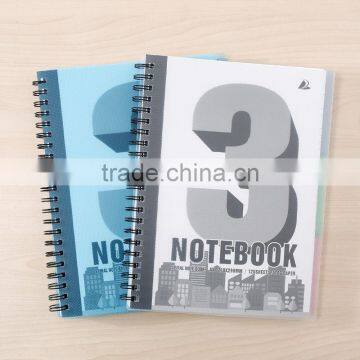 A4 PP Cover Writing Notebook Wire-o Binding Notebook Office Stationery photo-2