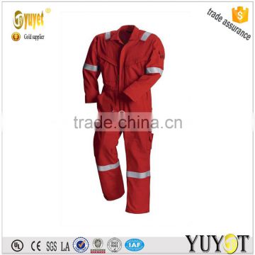 OEM factory supply hi vis safety workwear red coverall