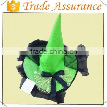 2015 Witch Custom Christmas Party Carnival Halloween Decorating Green Top Hat
