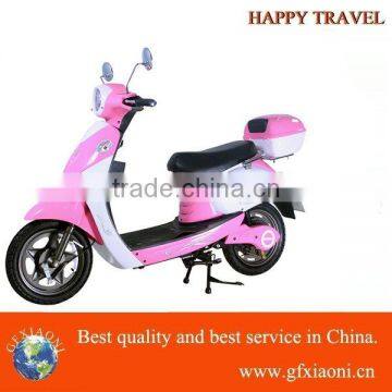 Pink Battery Run Motor Scooters for Two Person